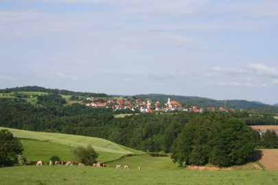 Altenthann ist malerisch eingebettet in den Hügeln der Vorwaldlandschaft.