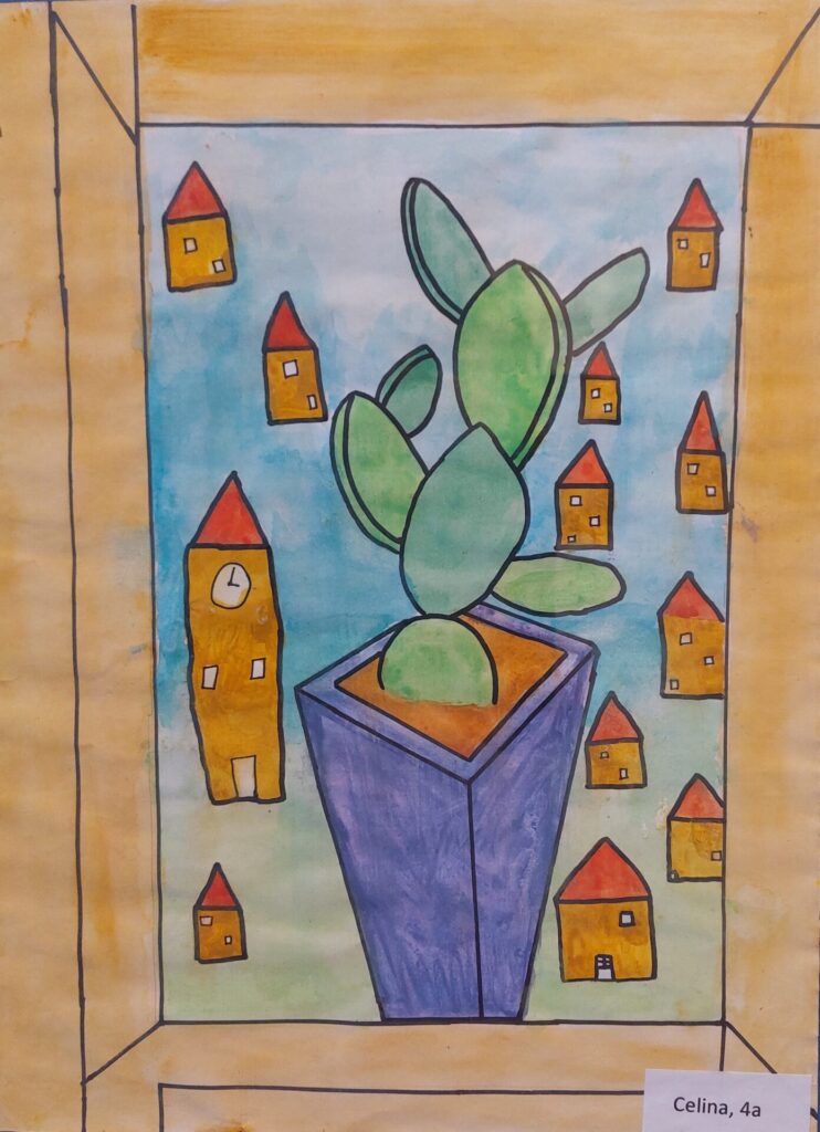 Kaktus - Bild aus der Ausstellung im Hudetzturm Wiesent