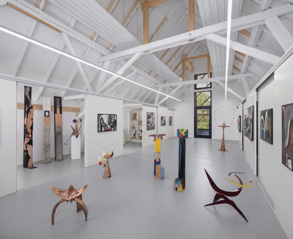 Kunstschaulager in Adlmannstein, Foto Erich Spahn