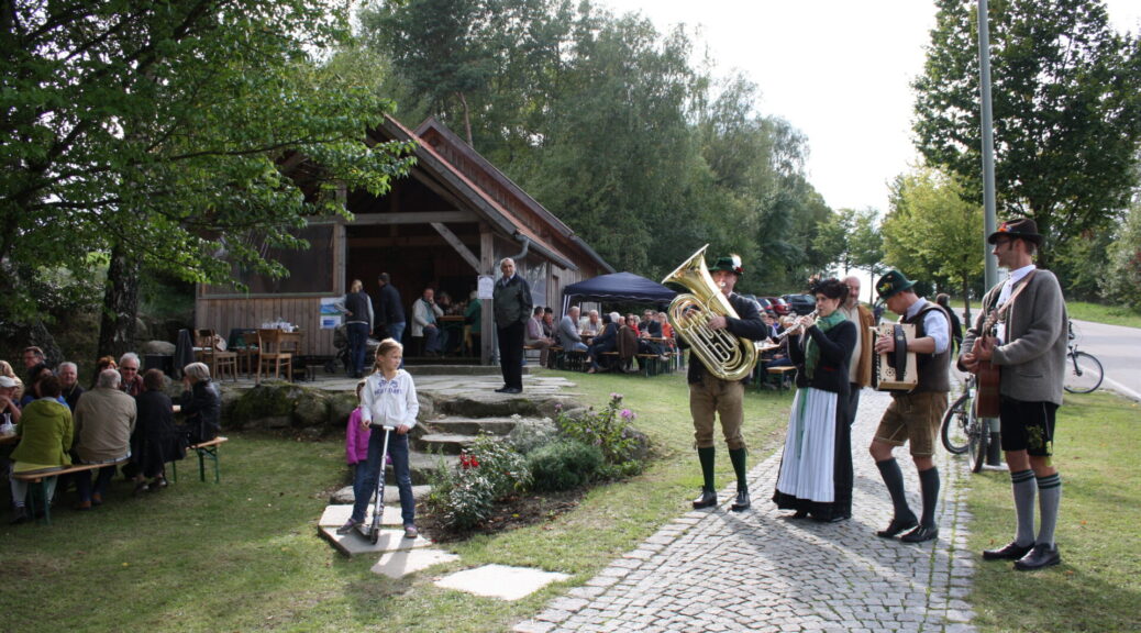 Musikgruppe bei einem Fest