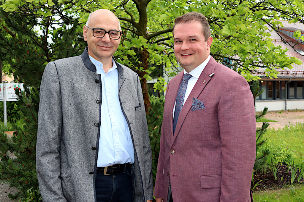 Die beiden ILE-Vorsitzenden Florian Obermeier und Thomas Schwarzfischer