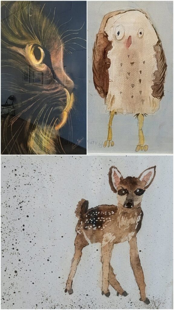 Sommermalkurs Fotocollage Anke Aschenbrenner.