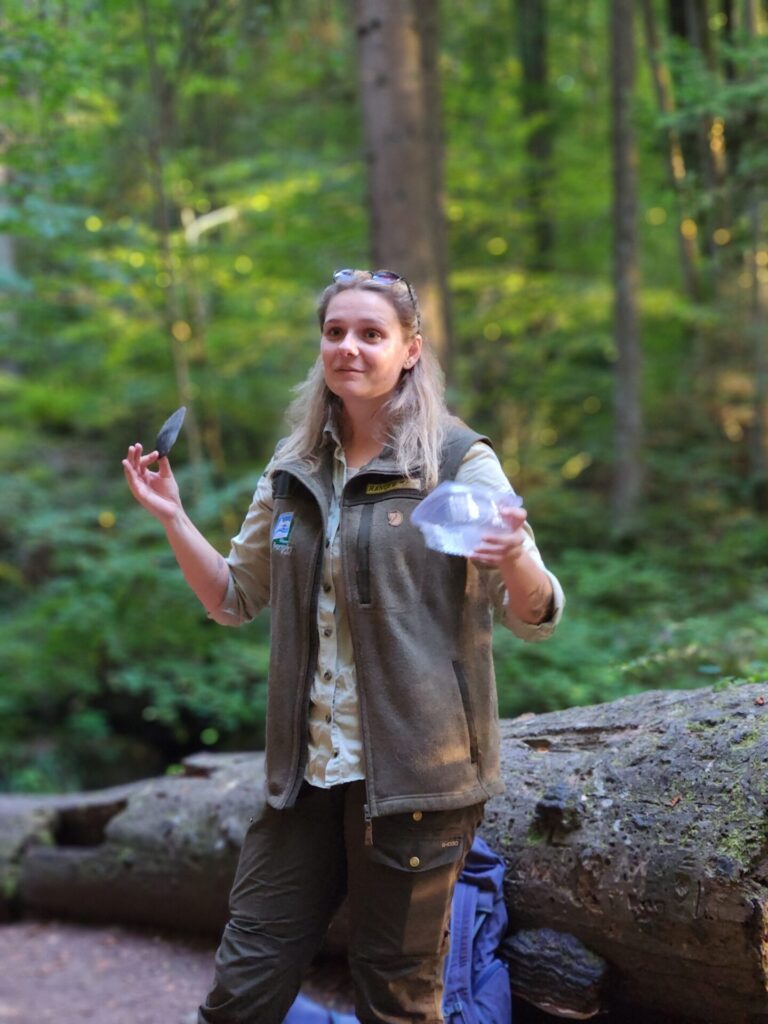 Schwammregion Zu Gast bei Naturparkrangerin Lea Rutz.